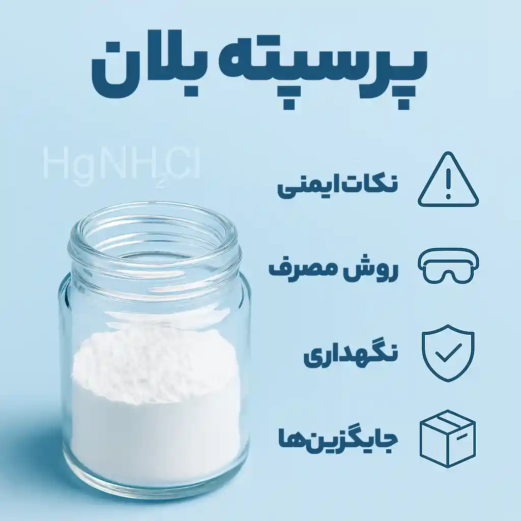 نکات ایمنی، روش مشصرف، نگهداری و جایگزین‌های پرسپته بلان